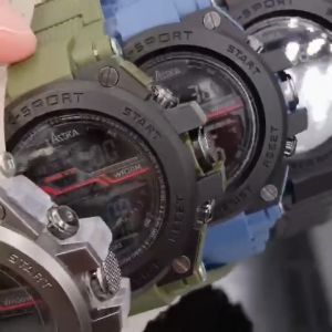 นาฬิกาข้อมือ ดิจิตอล สายยาง หัวเหล็ก แบรนด์แท้ กันน้ำ 100% ราคาถูกต้อง