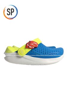 รองเท้าเด็กcrocs รุ่นLiteRide สีดำพื้นเทา [แถมตัวติดรองเท้า2อัน] คุณภาพพรีเมี่ยมไซศ์ (25-35)