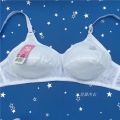 Summer Young Adult Cotton Bra Purified Cotton Bra Thin Wireless Bra Breathable Middle-Aged and Elderly Bra Intimates. 