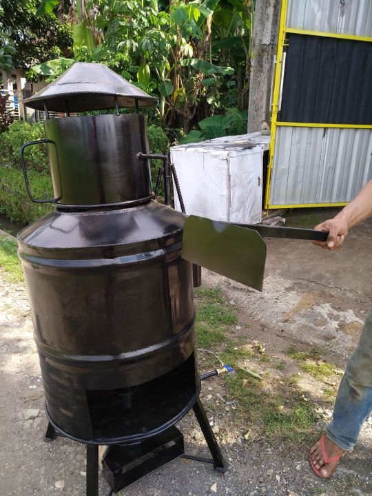 Alat Bakar Sampah / Tempat sampah Langsung bakar + Kompor Oli air FUll