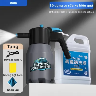 itutn | Máy Xịt Rửa Xe Bọt Nước Áp Suất Cao
