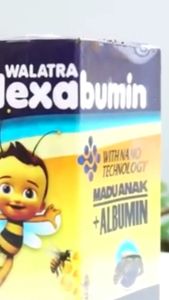 Walatra Hexabumin Madu Albumin Khusus Untuk Anak EKstrak Ikan Gabus Isi 120 Ml Original BPOM Halal