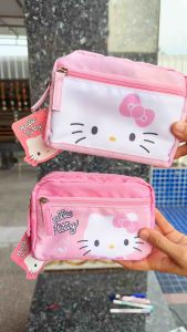 Hello Kitty กระเป๋าเครื่องสำอางค์คิตตี้ โมชิ จุของได้เยอะ ลิขสิทธิ์แท้ พร้อมส่ง