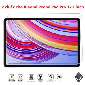 2 Miếng Dán Màn Hình Kính Cường Lực 12.1 Inch Cho Xiaomi Redmi Pad Pro Bảo Vệ Màn Hình Trong Suốt HD Cho Redmi Pad 11 Inch Chống Trầy Xước