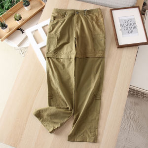 Quần Dài Thường Ngày Thể Thao Ngoài Trời Có Thể Tháo Rời Cho Nữ Quần Short Ống Đứng Phong Cách Đường Phố Cao Cấp Mùa Thu