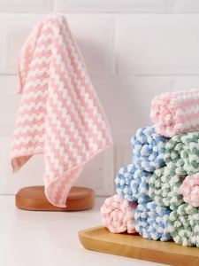 Absorbent Non-fuzzy Kitchen Cleaning Cloth for Dishes and Tables