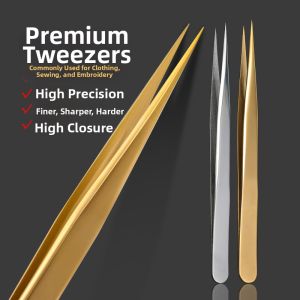 Yisheng | Stainless Steel Precision Sewing Thread Picker Tweezers