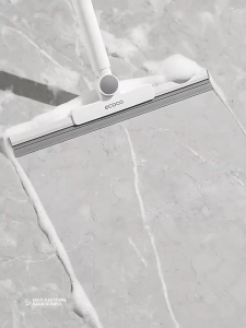 Ecoco Floor Squeegee Rubber with Long Handle Window Wipers180° Rotation Width 32CM/42CM/52CM