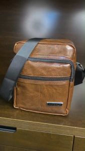 Tas Selempang Pria Kekinian Terbaru Bahan Kulit Sintesis Waterproof Terlaris High Quality - WY04