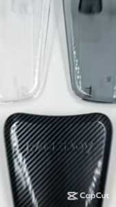 Aerox V2 Trasparent Gas Tank Cover Carbon ABS Plastic Easy Install