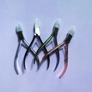 Stainless Steel Manicure Nail Ornament Remover Pliers Rhinestones Gems Removal Nail Tool Nail Unloading Nippers Chain Scissors