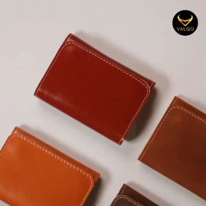 VALQO LEUSIN Dompet Kartu Kulit Sapi: Souvenir Kantor Berkualitas