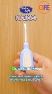 Baby Safe Pembersih Hidung Telinga Bayi Anak Dengan Lampu Nose & Ear Picker with Light NAS04