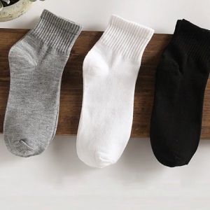 [1Pair] Socks Men Women Sport Stocking Stocks Stokin Hitam Putih Kelabu Sarung Kaki 休闲袜子 运动袜子