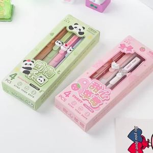 hopk | 4/12 Chiếc Màu Hồng Sang Trọng Có Thể Xóa Được Bút Gel 0.5 Mm Điểm Tinh Xảo Viết Êm Bút Có Thể Thu Vào Cho Văn Phòng Và Đồ Dùng Học Tập Mực Đen/Xanh Dương