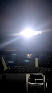 LED COB Car Interior Light 12V Room Lamp Dome Panel with T10 Festoon Adapter Lampu Dalam Kereta