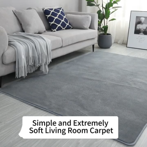 160*200 Multi-Sized carpet Thickened and non-slip livingroom carpet Stain-resistant rug Coral Fleece mat