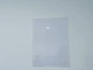 A4 Double-layer Acrylic Wall Mounted Display Sign Holder Wall Picture Display Stand
