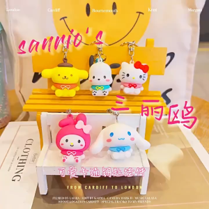 Móc khóa hình mèo Hàn Quốc dễ thương móc chìa khoá Kitty hot trend nhiều màu MK0001 móc khoá ô tô