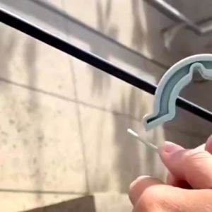 Folding Hanging Hanger 32 Clip Multifunctional Windproof Socks Clip Drying Rack Household Plastic Clothes Socks Drying Hanger