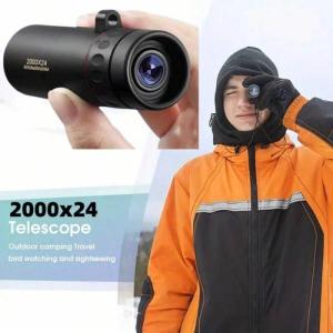 2000x25 2000x24 HD Monocular Pocket Night Vision Telescope For Hunting Bird Watching & Outdoor Camping