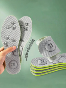 Deodorizing Absorbent Comfortable Cushion Insoles for Men and Women