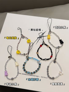 Evenshow 2024 New Arrival Classy Crystal Phone Chain Lanyard Wrist Hanging Chain Pendant Female Beaded Pendant