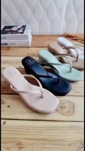 Ry16 Sandal High Heels Aesthetic Untuk Remaja Perempuan Sendal Hils Jinjit Wanita Korean Style Lebaran Kondangan Wisuda Cantik Elegan Mewah Kece Bridal Shoes Hak Tahu Jepit Cewek