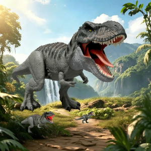 MATTEL | Mô Hình Đồ Chơi T-Rex Khủng Long Trong Phim