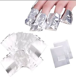 แผ่นฟอยล์ผ้าฝ้ายสําหรับใช้ในการล้างเล็บ เลือกจํานวนแผ่นได้ค่ะ