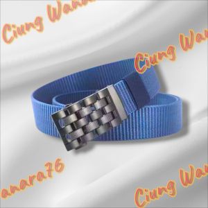 COD ikat pinggang pria motif terbaru!! gesper sabuk import nylon kanvas motif kepala tikar sabuk pria wanita belt men stylish casual trendy