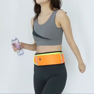 Túi Chạy Đeo Hông Phản Quang Có Thể Đựng Bình Nước Và Điện Thoại Đai Đeo Chạy Bộ Bản Rộng Cao Cấp