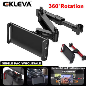 EKLEVA Telescopic Car Rear Pillow Phone Holder Tablet Rotating Car Seat Rear Stand Headrest Bracket for Phone Tablet 5 13 Inch