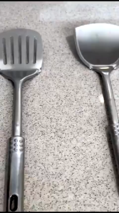 Spatula Set Isi 4 Pcs Stainless Alat Masak Dapur Sutil Sodet Penggorengan Centong Sendok Sayur Tebal Anti Panas