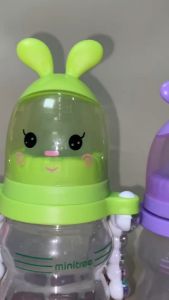 Dovana Dot Botol Minum Bayi ZR-202 Dengan Pegangan Krincingan Drinking Bottle Without Straw 180ML
