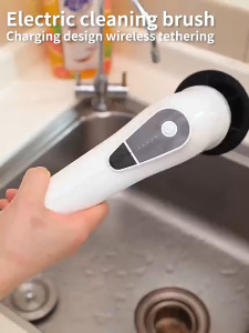 Electric Spin Cleaning Brush Multifunction Waterproof Cordless Cleaner forBathroom Kitchen Tiles Floor and Walls