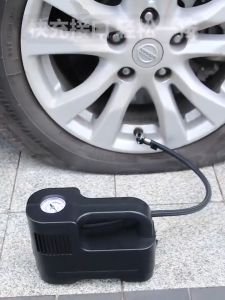 Wireless Car Tire Inflatable Pump Auto Electric Portable Air Pump Inflator Air Compressor Pump for Car Motorcycle Bike Ball (Spot COD)