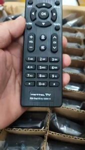 Điều khiển IR dùng cho Set Top Box Viettel có 4 nút TV learn