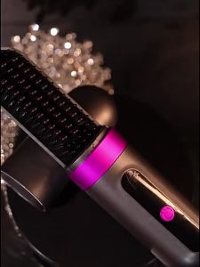Portable Wireless OVL Negative Ion Straightening Comb Hair Styling Tool Damage Free Straight And Curling Dual Purpose Device