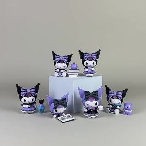 ✨New Random Kuromi Melody Sanrio Lucky Blind Box Doll Surprise Blind Box 3D Doll Keychain Desktop Decoration Surprise Toy Accessories Kotak buta 惊喜盲盒