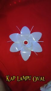 kap lampu bunga decoration pernikahan wedding model oval pesta ruang tamu hias bunga + fitting lampu