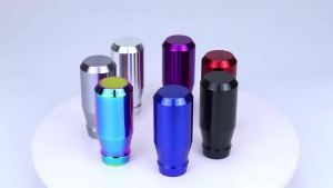 Car Gear Shift Knobs 78mm Aluminum Alloy Weighted Shifter Knobs Metal Gear Lever Stick Handle Car Shift Handle Adapter Included