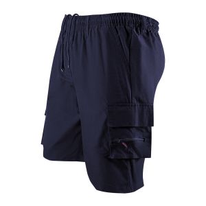 Summer Men Cargo Shorts Loose Solid Color Casual Shorts Pant Fashion Pocket Military Shorts Male Camouflage Jogging Sports Pants