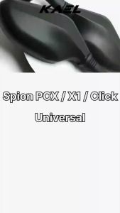 Spion Click Untuk Motor Honda & Yamaha Beat Karbu FI Pop Street eSP & Vario 110 150 125 LED New & Mio M3 Z S & Soul GT 125 & X-Ride & Scoopy Old Hitam Black Model Pulser Import Lokal Variasi Carbon