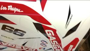 Sticker Stiker KTM 250 SX 2012 - 2015 Putih Full Body Bebas Reques