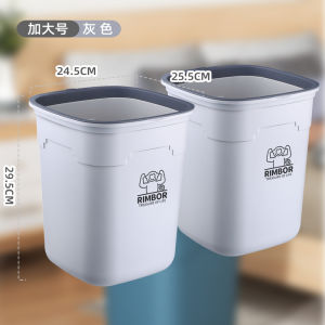 Nordic Style Square Garbage Can Coverless Home Living Room Bedroom Kitchen Bathroom Trash Bin Modern Minimalist Design