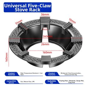LIKE | Anti-slip Gas Stove Support Windproof Shield