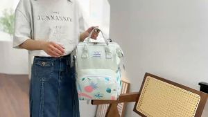 TAS BAYI 6023 - Ransel “Buah Y.A.M.Sunshine” Tas Perlengkapan Travel Bayi Tas Diaper Bag Tas Ibu Bayi - H