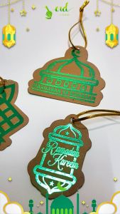 Hangtag - Hang Tag - Aksesoris Lebaran Idul FItri isi 100 pcs - HTL3