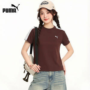 PUMA | Áo Thun Nữ Cổ Tròn Thoáng Khí Hoa Văn Ren Mùa Thu